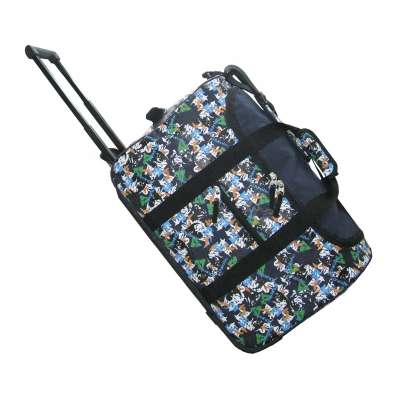 Two carry handles school trolley bags for travel