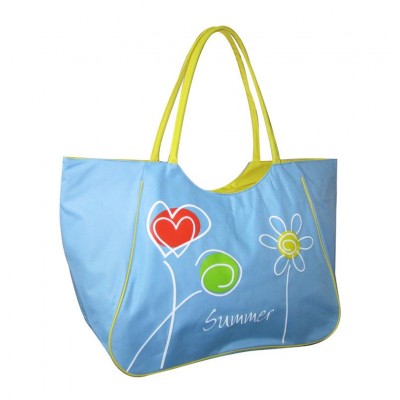 Wholesale durable large capacity tote beach bag for women