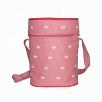 Wholesale multifunctional pink lunch bags cute baby bag bottle holder