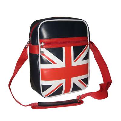 High quality PU leather single shoulder bag for students