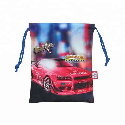 Wholesale cheap polyester drawing bag gymbag