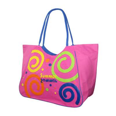 Wholesale Silk screen printing pattern tote bag shopping custom logo