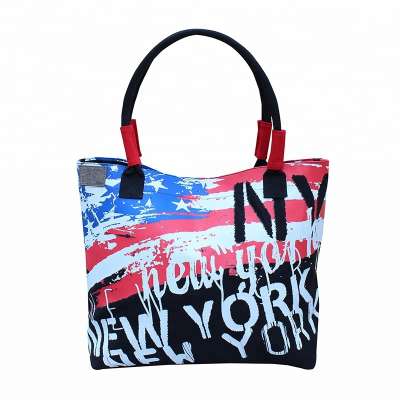 Full Color Customized Printed canvas tote bag