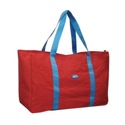 Custom large zippered tote bag for women