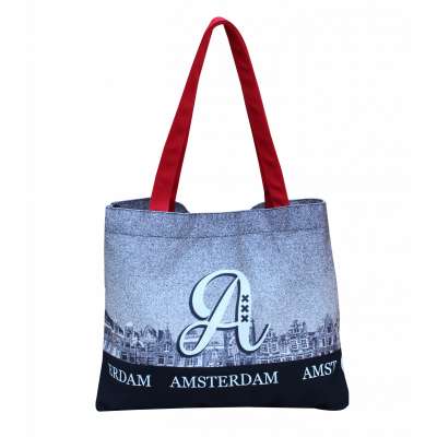 Wholesale custom cotton canvas tourist beach bag