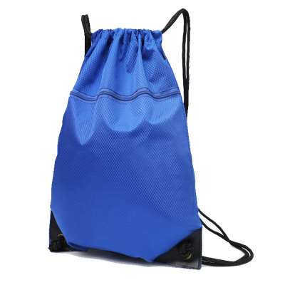 Water repellent rip-stop polyester gift drawstring sling bag